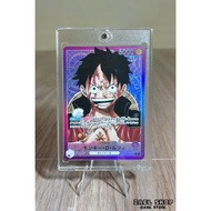 Luffy OP05-060 PARALLEL LEADER One Piece Card with Magnetic Case