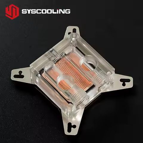 Syscooling water cooling GPU water block VG12 G1/4 thread Liquid cooling water block for laser medic