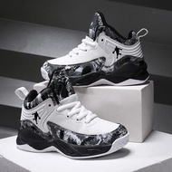 Childrens Basketball Shoes Field Training Tennis Sneakers Free Shipping High-top Leather Comfortable