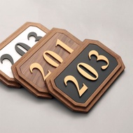 House Number Signage Customization/Room Number Signage/Acrylic Household Entry Number Signage Custom