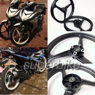 SPORT RIM ENKEI 3 BATANG ORIGINAL FULL CHOP YAMAHA LC135 LC V8 125ZR Y15 Y16 LAGENDA 115ZR RS150 RSX