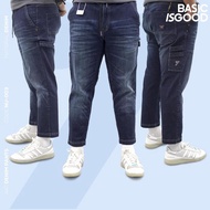 Leafy Sirwal / Nu 003 / Celana Sirwal Pria Dewasa Bahan Denim / Celana Angkle Dewasa / Bawahan Pria 