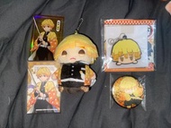 鬼滅之刃 我妻善逸 周邊 公仔 襟章