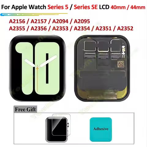 For Apple Watch Series 5 LCD Display Touch Screen Digitizer 40mm / 44mm Pantalla Replacement For App