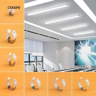 CEASIF6 5Pcs Lamp Tube Clip, Fixing Clips Clamp Holders Spring Terry Clip, Durable T3/T4/T5/T6/T7/T8