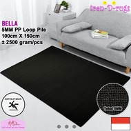 Tren-D-rugs Karpet polos lantai ruang tamu tidur permadani bulu minimalis anti slip murah 100 cm x 1