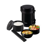 Zojirushi 象印 1.27L不銹鋼保溫飯壺 | 附筷子盒/筷子 | 6小時保溫69°C以上 | 內容器可微波爐加熱 | 香港行貨