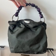 Dior vintage classic green nylon maris pearl handbag tote mini bag經典中古復古絕版尼龍手袋#V83