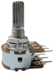 Potentiometer Resistance Volume Knob Adjustment Knob Double Potentiometer B100K50K20K Taiwan Aihua I