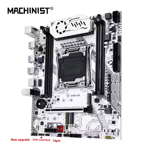 MACHINIST X99 K9 new Motherboard LGA2011-3 Support Xeon 2670 V3 2683 2667 v4 CPU Processor DDR4 Memo