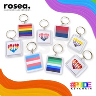 KEYCHAIN PRIDE FLAGS PRIDE MONTH CHARM GIFT TRENDY