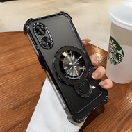 Casing For OPPO A58 4G A58 5G A78 4G A78 5G A1X 5G A60 Electroplated magnetic folding stand luxury a