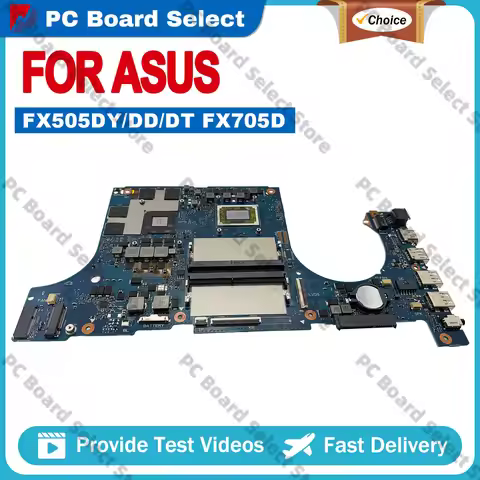 FX95D FX505DT Laptop Motherboard For ASUS TUF Gaming FX505DD FX505DY FX505D FX705D Mainboard W/ R3 R