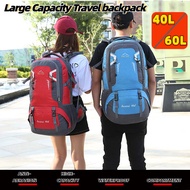 40L/60L Backpack Hiking Bag Waterproof Travel Bag for Men Women, Large Capacity Breathable Outdoor T