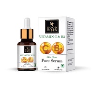 Good Vibes Vitamin C & Vitamin B3 Skin Glow Serum, 10 ml With Anti Aging Properties