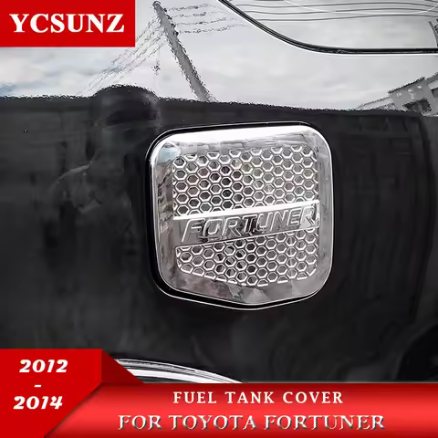 ABS Fuel Tank Cap Cover For Toyota Fortuner 2012 2013 2014 Car Exterior Accessories YCSUNZ