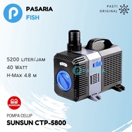 SUNSUN CTP5800/CTP 5200 Liter per Jam 40 watt Pompa Celup Aquarium/Kolam