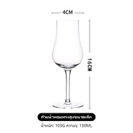 【แก้ว เกรด A】 แก้วค็อกเทลทรงาสูง แก้วไวน์ แก้วน้ำใส มีก้าน แชมเปญ Martini glass Cocktail