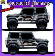 สติ๊กเกอร์ suzuki jimny  ซูซูกิ จิมนี่ สติกเกอร์ติดข้างประตู ได้2ด้าน ทำแบบเปลี่ยนข้อความฟรี สนใจทัก