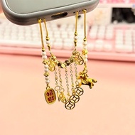 2026 of the Horse mobile phone pendant golden 2026 Year of the Horse mobile phone pendant golden Pon