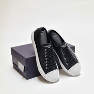 SEPATU PRIA SNEAKERS PRADA VITELLO PLUME NERO BIANCO ORIGINAL