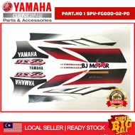 YAMAHA RXZ MERAH CHILI (5PV3) VRC1 STRIPE / BODY STICKER  / STICKER / GRAPHIC SET 100% HLY Original