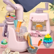 Clearance price!! Dough For Kids Sets Ice Cream Noodle Hamburger Maker Machine Cartoon Diy Colorful Plasticine Toys For