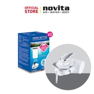 novita 2pcs Replacement Filter: Faucet Water Purifier NP180UF/ NP190UF/ NP200UF