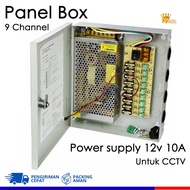 CCTV Power Supply PSU Box 10A 12V 9 Channel Pure 10 Ampere Power Supply Suitable for CCTV with warra