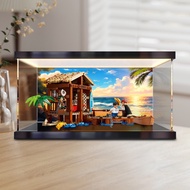 [Model Not Included] HD Acrylic Lighting Storage Box Suitable for Lego 75636 Windmill Village Hut Mo