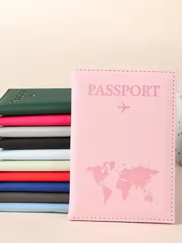 Letter Print Travel Passport Covers Women Men Passport Cover Passport Holder ID Card Holder Flight T
