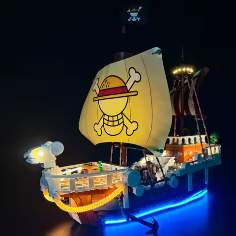 LYBMTWF LED Light Kit Compatible with Lego 75639 Pirate Ship Model (NOT Include The Model Bricks)