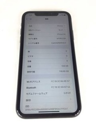 Apple iPhoneXR 128GB black docomo 使用限制〇 * SIM 鎖定可用操作確認激活解鎖