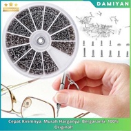 [DMY] 600 PCS Eyeglass Repair Bolts - Sunglasses Repair Nuts Set - Precision Small Equipment