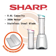 [BUBBLE WRAPPED] SHARP 0.6L 300W PERSONAL BLENDER EM60PMWH