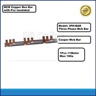 3PHASE MCB BUSBAR INSULATED THREE PHASE MCB BAR  3PHASE (3PH-BAR)