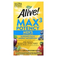 Nature's Way, Alive! Max3 Potency, Men's Multivitamin, 90 Tablets