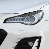 16-20 Toyota GT86 Subaru BRZ Carbon Fiber Headlight Lamp Eyebrow Patch Toyota 86 Decorative Sticker