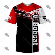 fashion cool 2021 new Bobcat Men T-shirt Harajuku Round Neck Short Sleeve High Quality Cotton Oversi