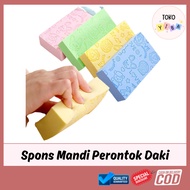 TokoYiba Bath Sponge Daki Sponge Foam Sponge Dirt Remover Body Foot Cleaner Soap Scrubber