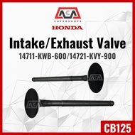 HONDA W110 VALVE INTAKE/VALVE EXHAUST (14721-KVY-900,14711-KWB-600)