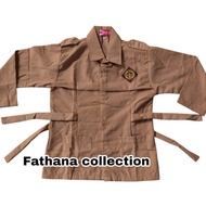 Long Sleeve Girl Elementary School Girl Scout School Uniform Shirts/Tops from Grades 1-6 Elementary 
