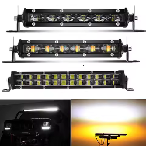 5.5" 8" 10" 14" 6D lens LED Bar for off road 4x4 Work Light bar Single/Double row light Driving whit
