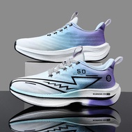 รองเท้าผ้าใบผู้ชายใหม่ Racing แผ่นคาร์บอนกีฬารองเท้าวิ่งรองเท้า Anti-SLIP Professional TRACK Field T