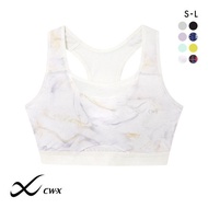 Wacoal CW-X Support Type MEDIUM wireless half top sports bra HTY030 (Sizes S-L)(40HTY030)(Direct fro
