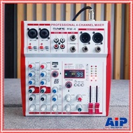 MYNPE MW-4 MIXER มิกเซอร์ 4 แชนแนล มิกซ์ เครื่องผสมสัญญาณเสียง MW4 MW 4 เอไอ-ไพศาล
