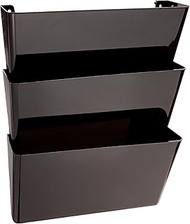 Deflecto 93604 Sustainable Office DocuPocket Recycled Content Wall File Organizer Stackable Letter S