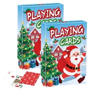 deveodo Festive Poker Cards Educational Poker Cards Christmas Poker Cards Xmas Santa Claus Theme Dec