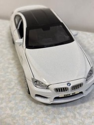 BMW M6 白色模型車 模型車