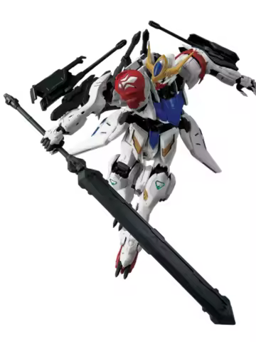 Assembly Bandai InStock Original MG 1/100 GUNDAM Anime Figures GUNDAM BARBATOS LUPUS Action Figures 